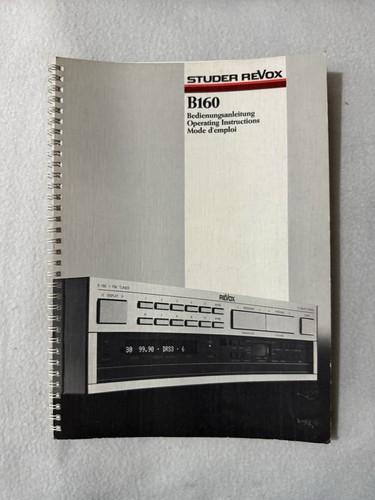 Revox manuale istruzioni - manuale,