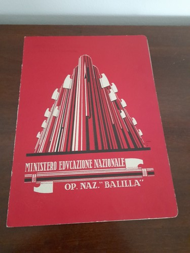 Storica pagella opera balilla - storica,