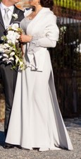 abito da sposa tg. 44 grigio