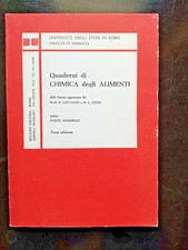 GIULIANO STEIN Quaderni di CHIMICA DEGLI ALIMENTI -vol 1  PARTE GENERALE ed 1980