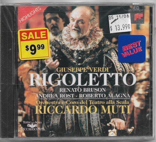 New sealed verdi rigoletto - sealed!,