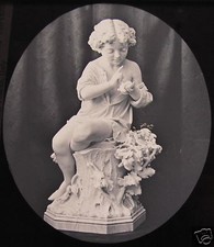 Glass Magic Lantern Slide THE