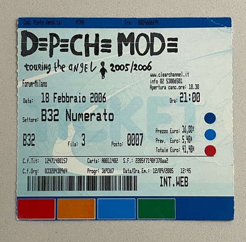 Biglietti concerti depeche - biglietti,