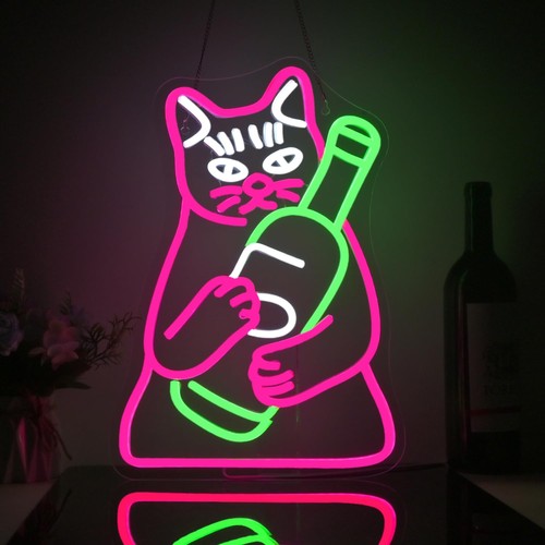 Looklight gatto bottiglia - looklight, di