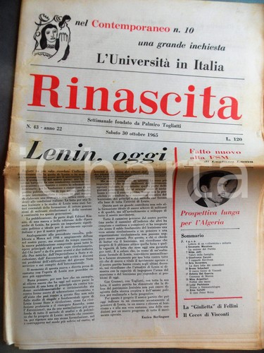 1965 rinascita nilde iotti - nilde,