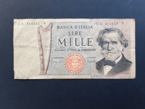 Italie billet 1000 lire - italie,