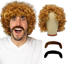 Parrucca Bionda Da Uomo E