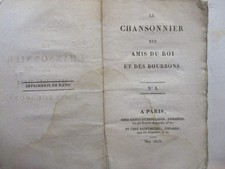 Le chansonnier des Amis du Roi