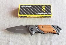 BROWNING coltello pieghevole, tascabile, campeggio, sport, escursionismo, caccia