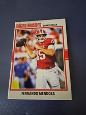 Scheda Calcio Fernando Mendoza Novità! Indiana Hoosiers Rookie 