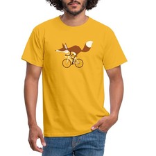 Spreadshirt volpe su bici da