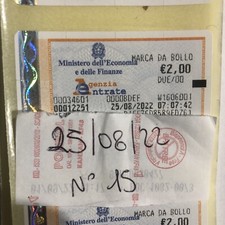 MARCA DA BOLLO 2,00 €