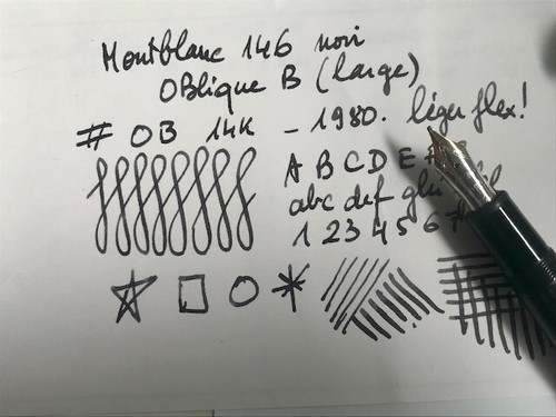 Montblanc 146 plume - 146,