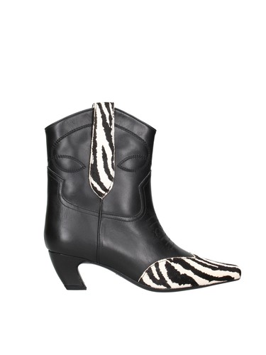 Stivaletti donna pelle nera - pelle,