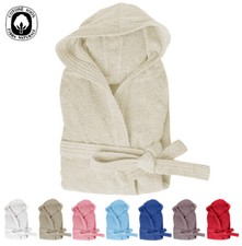 Accappatoio spugna 100% cotone morbido uomo donna cintura tasche S M L XL XXL