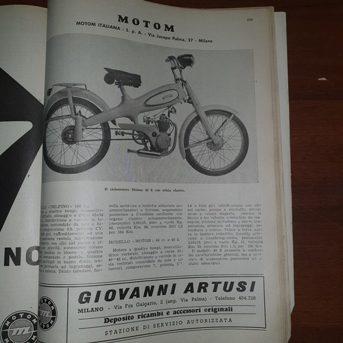 Moto motom italia advert - motom,
