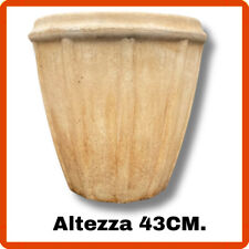 Vaso in cemento pietra fioriera da giardino esterno interno per piante fiori H43