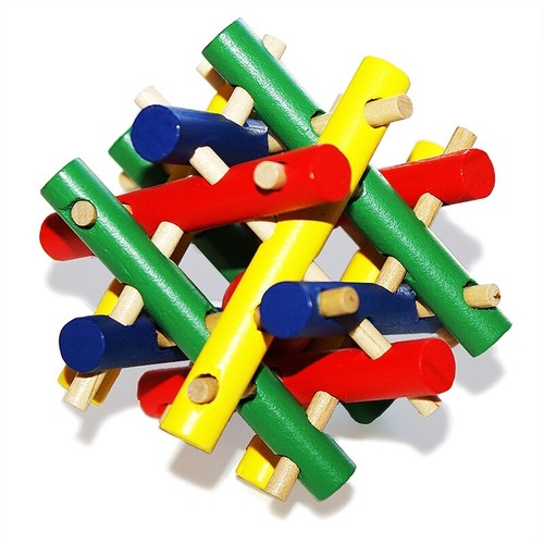 Puzzle colored stick - puzzle,