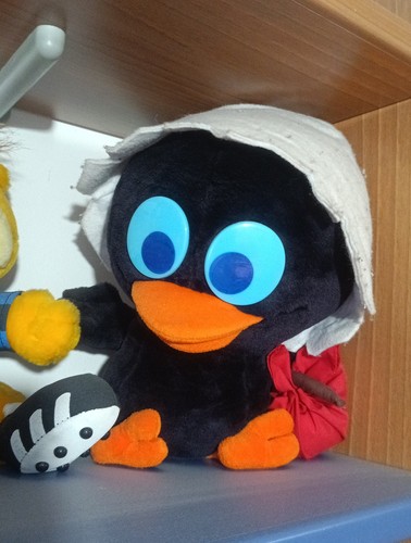 Calimero peluche dico frasi - peluche,