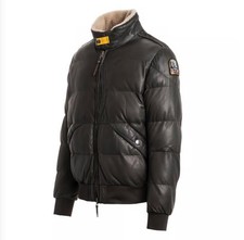 Giacca di pelle Parajumpers Alf - Taglia: Medium - Nero - Prezzo consigliato £ 1100!!! - OFFERTA!!!