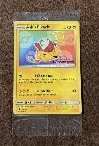 Ash pikachu sealed 2017 - *sealed*,
