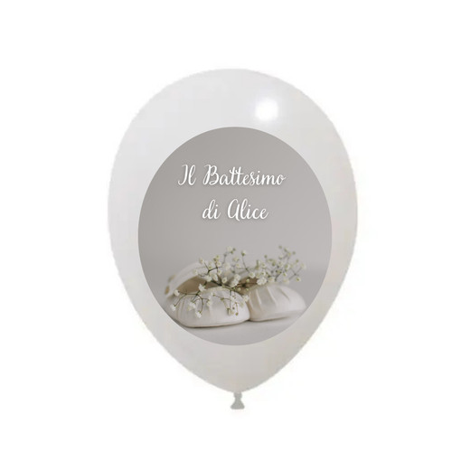 Palloncino lattice battesimo - lattice,