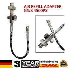 Paintball PCP stazione di riempimento kit di ricarica adattatore riempimento aria 450 psi con tubo da 60 cm DE