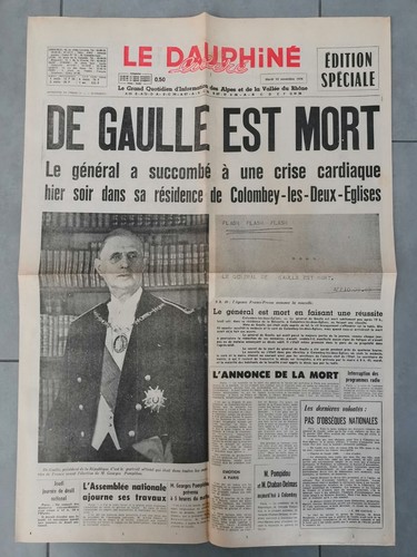 Giornale morte charles - giornale,