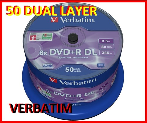 Dvd verbatim 100 8x - 50, %