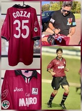 Maglia Calcio REGGINA 1999 2000 granata #35 COZZA firmata Tg XL asics