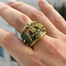 Anello Smeraldo Argento