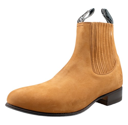 Men botin charro - charro, canelo
