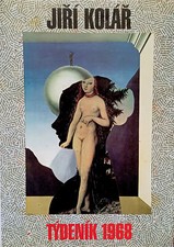 JIRI KOLAR - Tydenik 1968 - collages PRAGUE Torst 1993