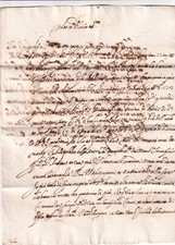 KK23-ANTICA LETTERA DA ROMA A
