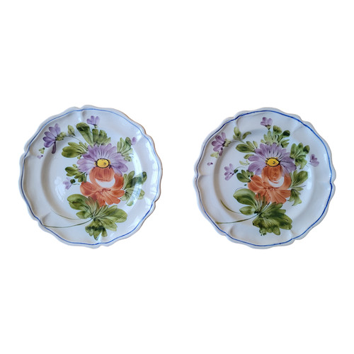Coppia piatti ceramica - in,