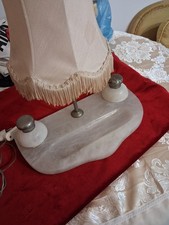 LAMPADA DA TAVOLO IN ALABASTRO CON PARALUME 36X20 VEDI FOTO