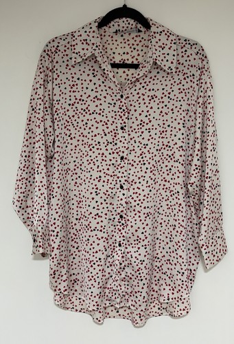 Top donna zara - silky, hearts