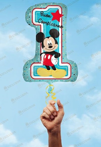 Palloncino numero topolino - 1,