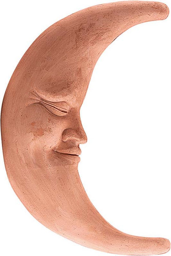 Luna decorativa terracotta - in,