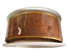 Nastro pacchi marrone oro