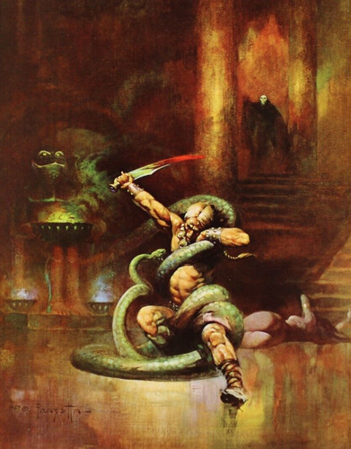 1975 frank frazetta poster - 1975,