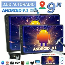 AUTORADIO 2 DIN ANDROID 9 POLLICI STEREO AUTO WIFI NAVIGATORE GPS USB BLUETOOTH