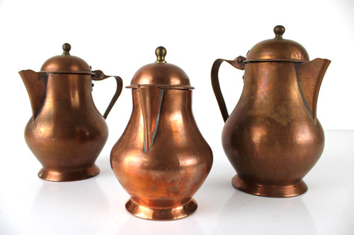 Set brocche teiere rame - brocche,