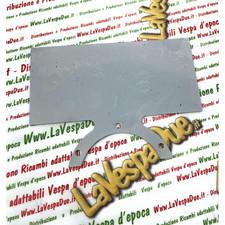 Piastra supporto targa registro storico FMI ASI VESPA CLUB ITALIA  in acciaio in