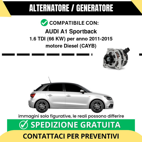 Alternatore audi sportback - alternatore,