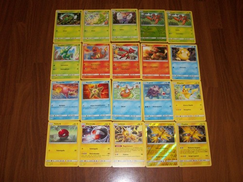 Lotto carte pokemon sole - carte,