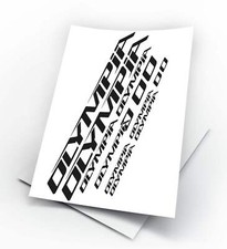 OLYMPIA kit adesivi bicicletta colori personalizzati anche fluo