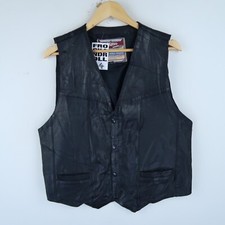 Gilet gilet uomo pelle nera