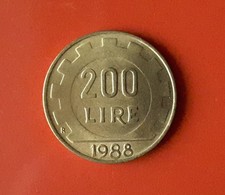 200 LIRE 1988 ERRORE -