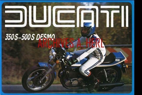 Pubblicità ducati 350 500 - pubblicità, e